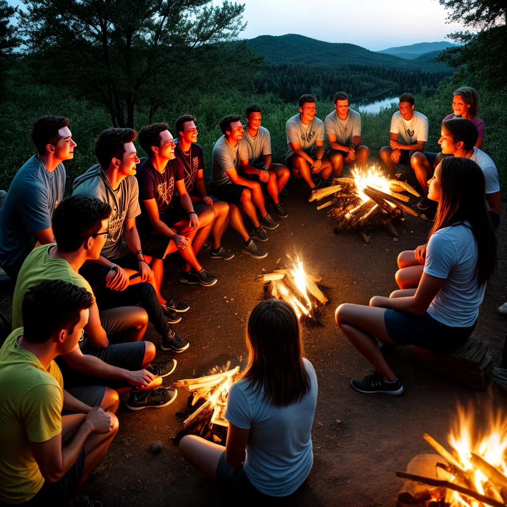 Fotos acampamento cristao testemunhos fogo