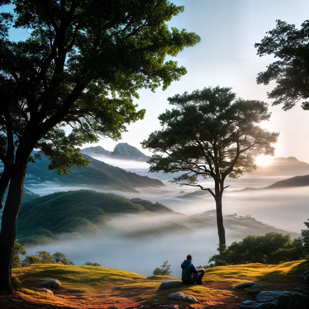 A Importância do Desenvolvimento Espiritual na Adolescência 8 Fotos adolescente meditando natureza paz