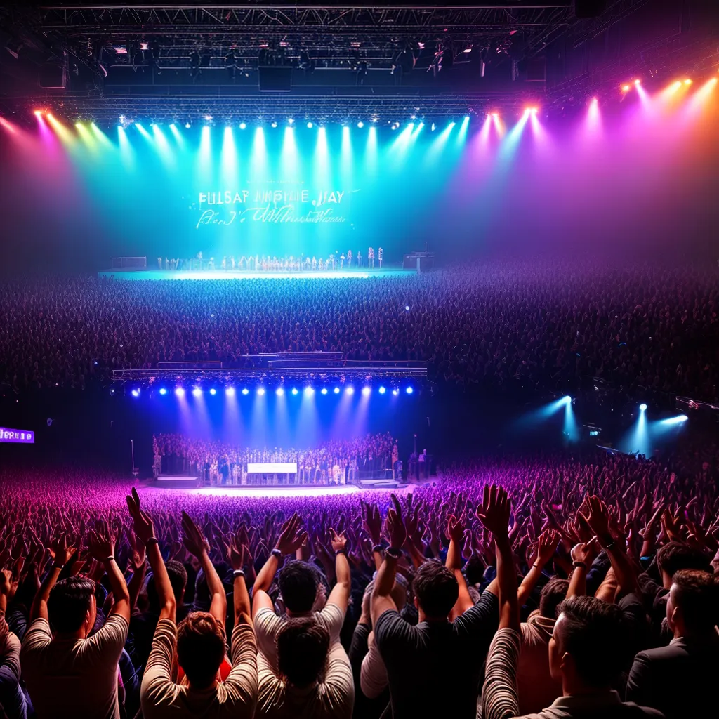 Como avivar a adoração em sua igreja 9 Fotos adoracao alegria luzes bandeiras