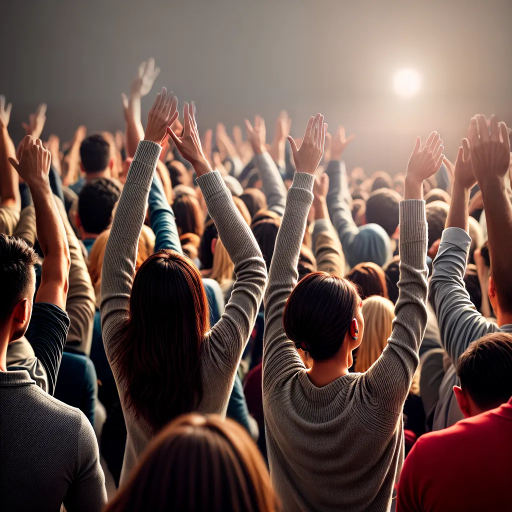 Fotos adoracao crista multidao ambiente