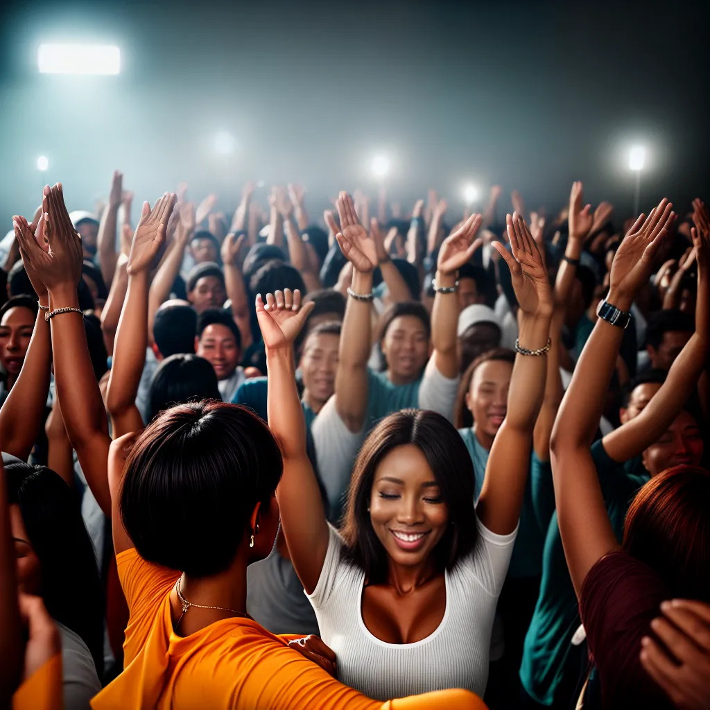 Fotos adoracao gratidao igreja multidao