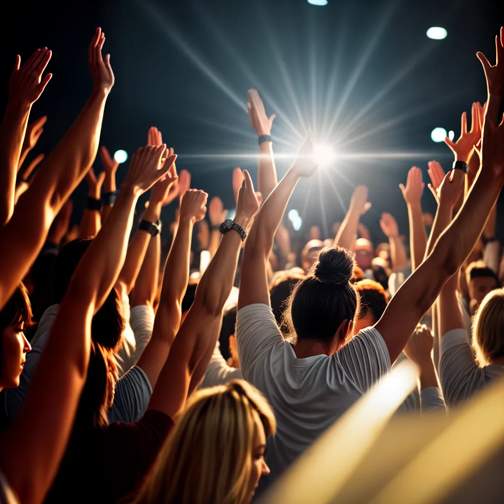 Fotos adoracao grupo ceu raios luz