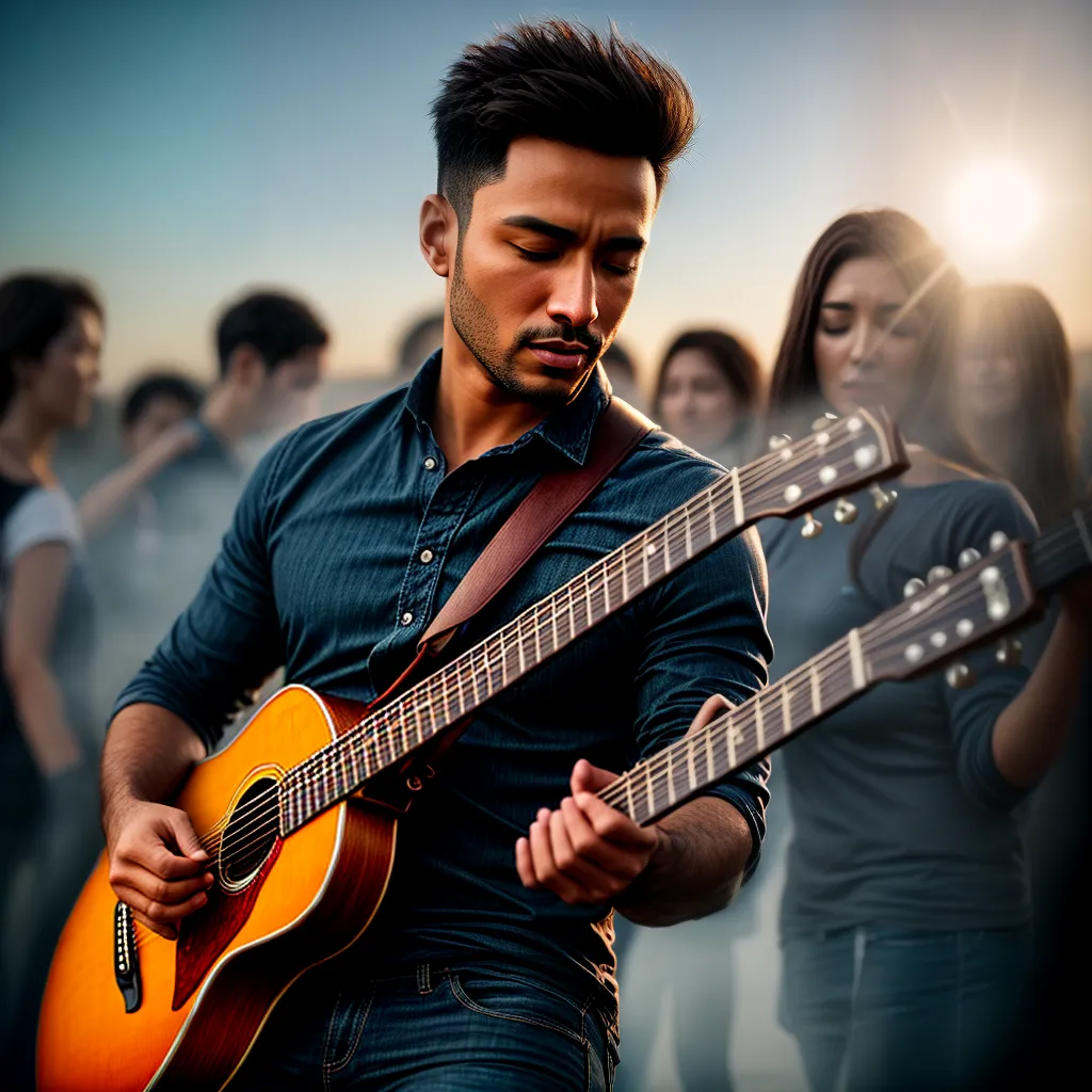 Como a música pode ser uma ferramenta para adoração 9 Fotos adoracao musica guitarra multidao