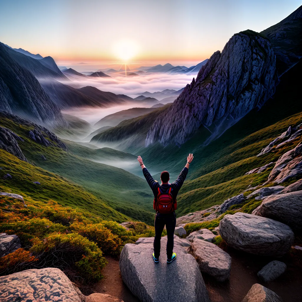 Fotos adoracao por do sol montanha 1