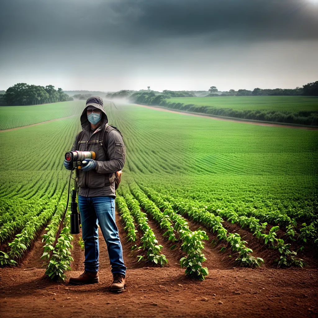 Fotos agricultor protecao pragas solucao natural