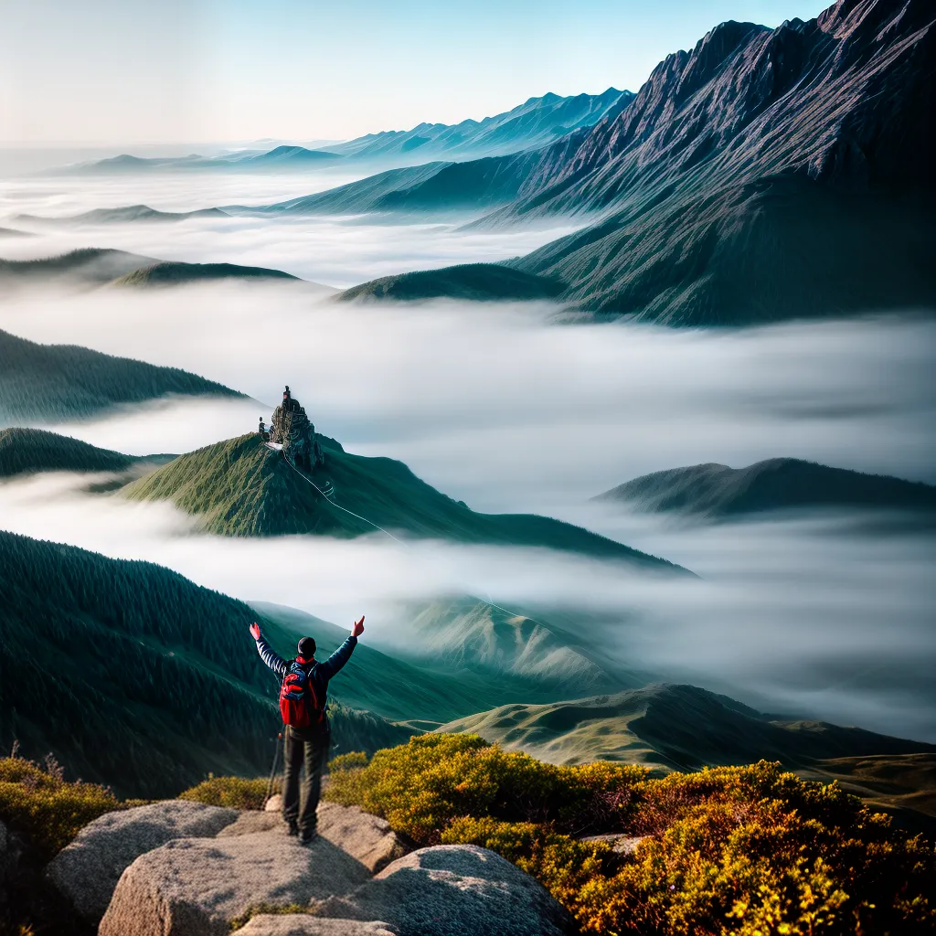 Fotos alegria cristo montanha superacao