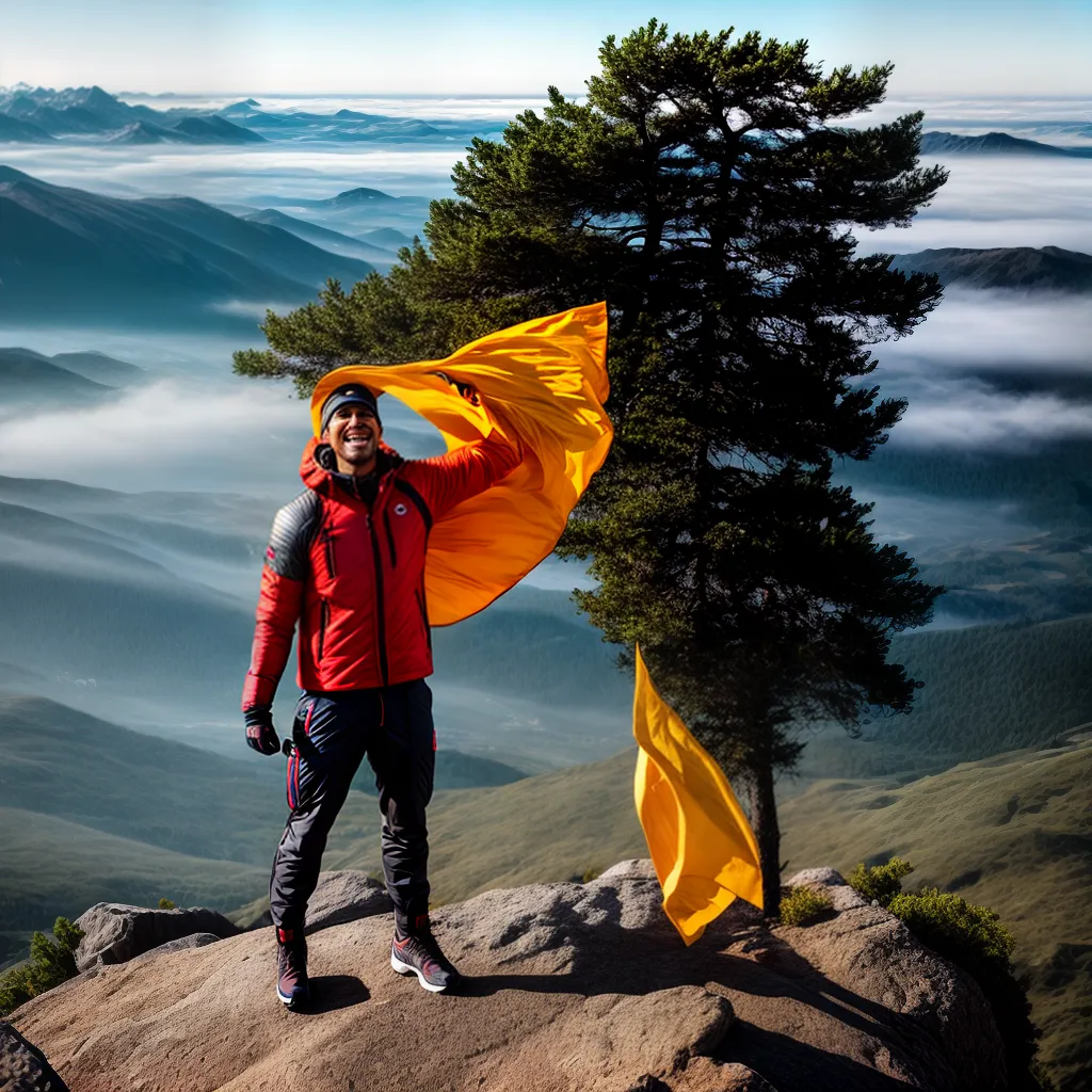 Fotos alegria forca deus montanha sol