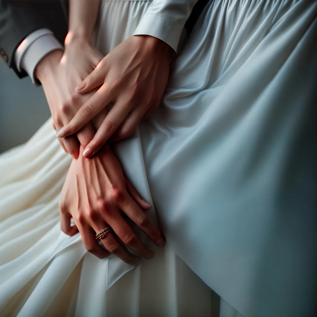 Fotos alianca casamento maos