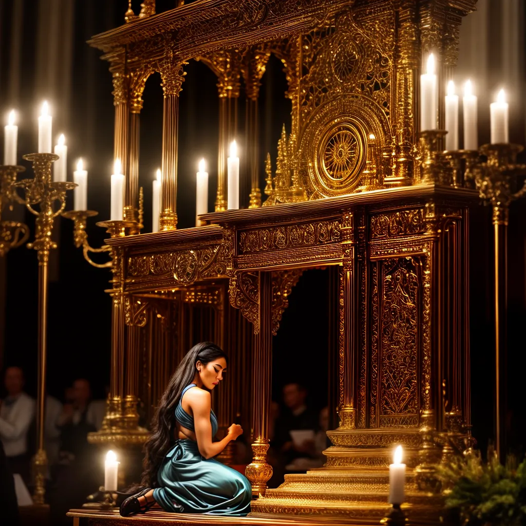 Devoção e Celebração: Como Cultivar uma Vida de Adoração. 6 Fotos altar oracao luz velas detalhes