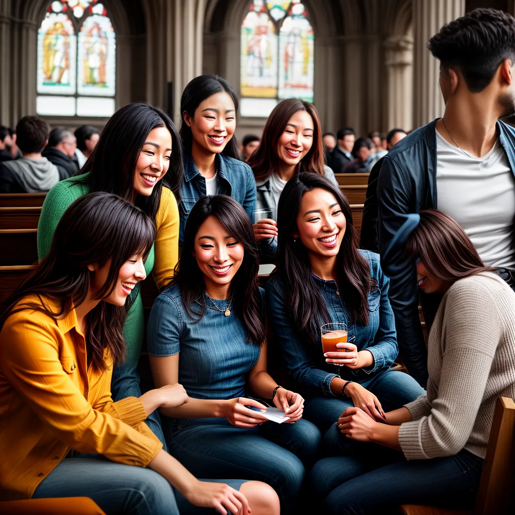 Companheirismo cristão: a importância da amizade na igreja. 6 Fotos amigos igreja alegria comunidade