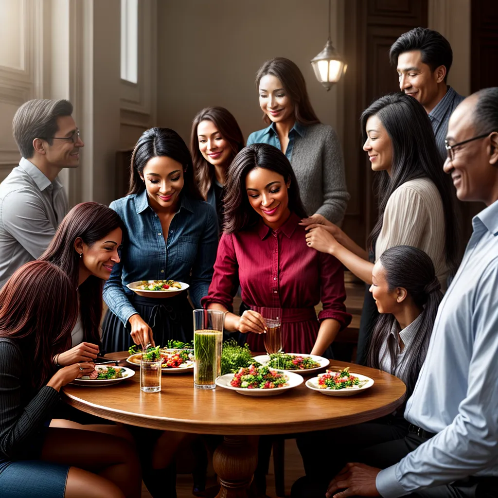 Fotos amigos mesa conversa igreja