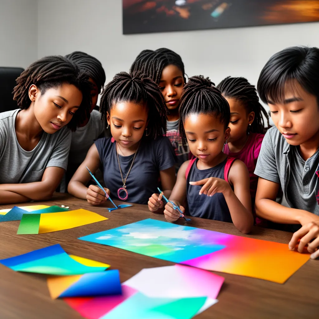 Como criar projetos infantis interativos na igreja 7 Fotos arte infantil colaborativa mural