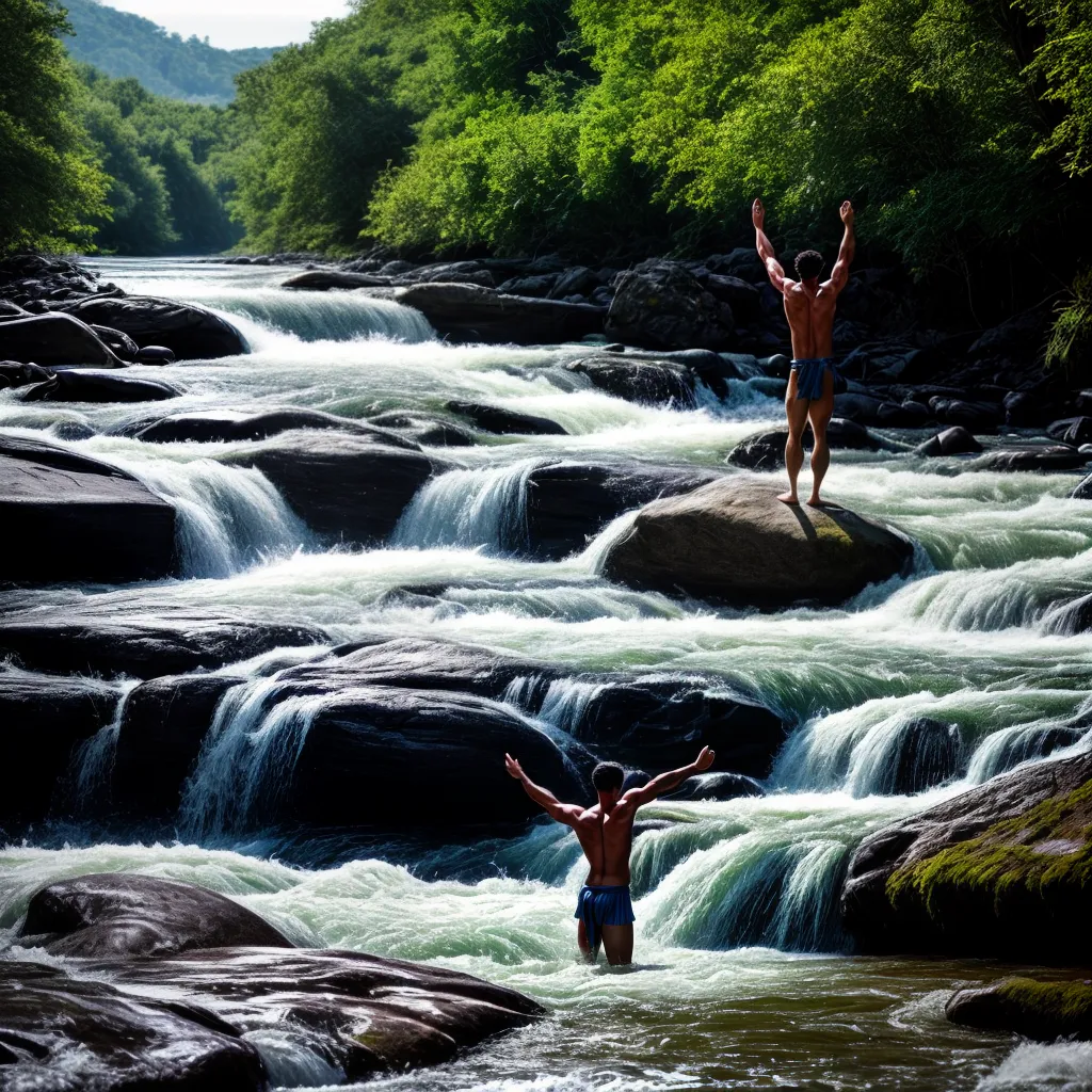 A Imersão no Batismo: Um ato de Fé e Obediência à Palavra 9 Fotos batismo rio ceu arvores