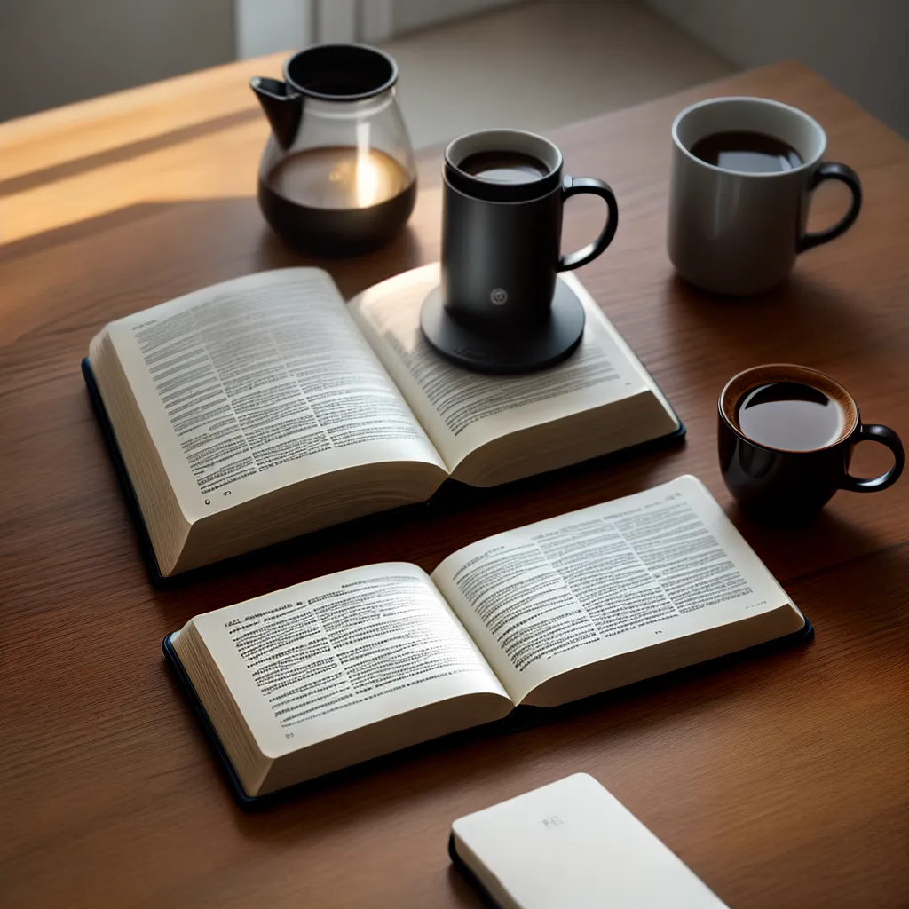 Fotos biblia cafe caderno mesa