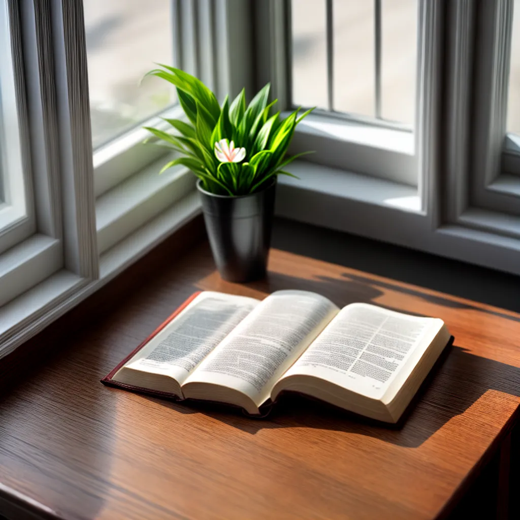 A importância da valoração da palavra de Deus na vida cristã 9 Fotos biblia cafe manha luz janela