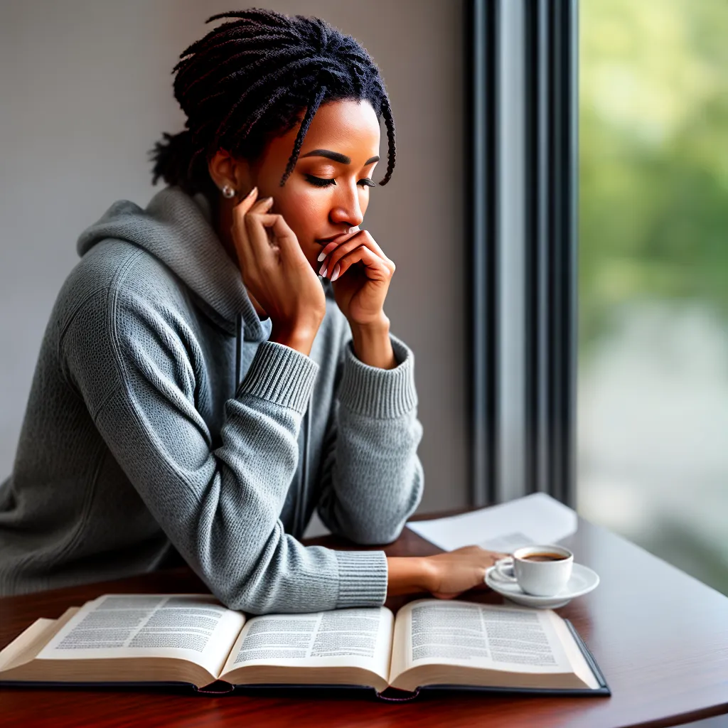 Fotos biblia cafe reflexao fe quietude