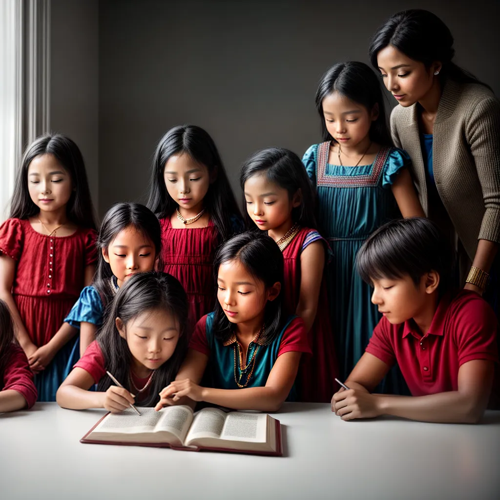 Fotos biblia criancas ensino sorrisos