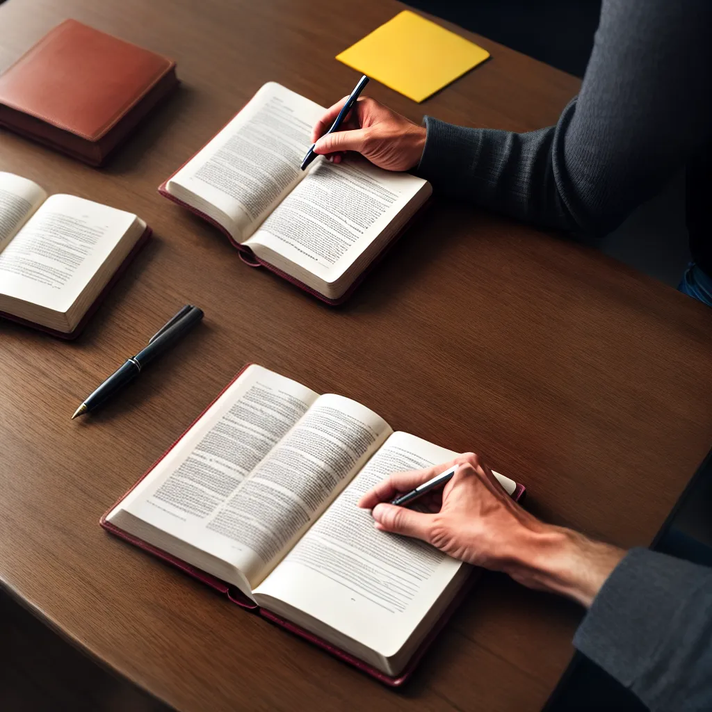 Fotos biblia estudo materiais maos notas