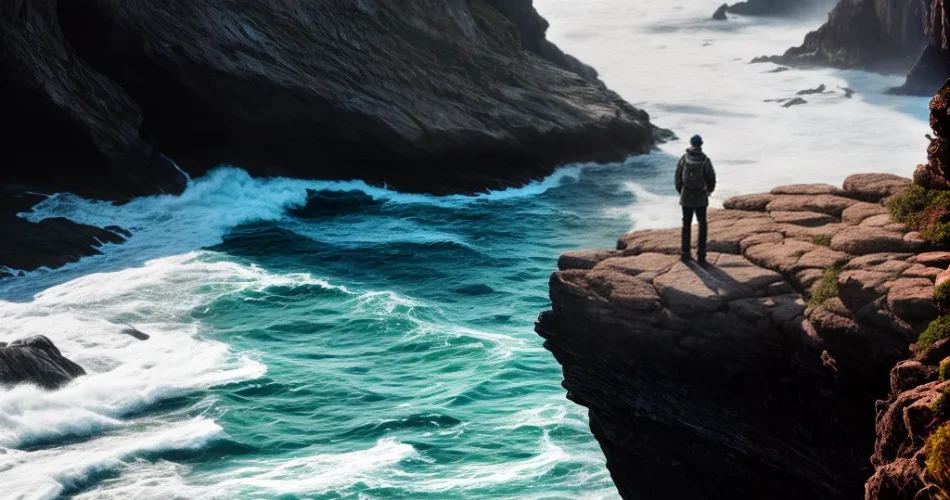 Fotos biblia forca mar temporal cliff