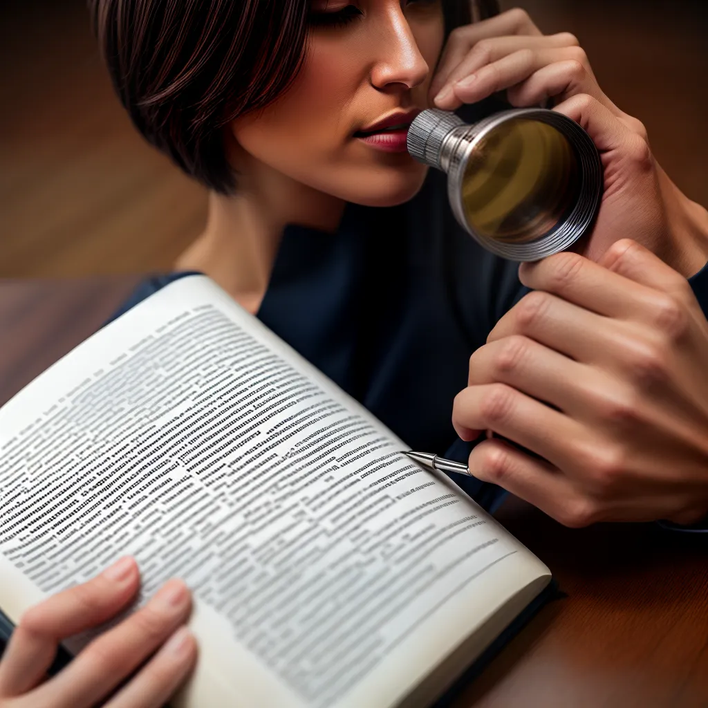 Fotos biblia leitura lupa guia