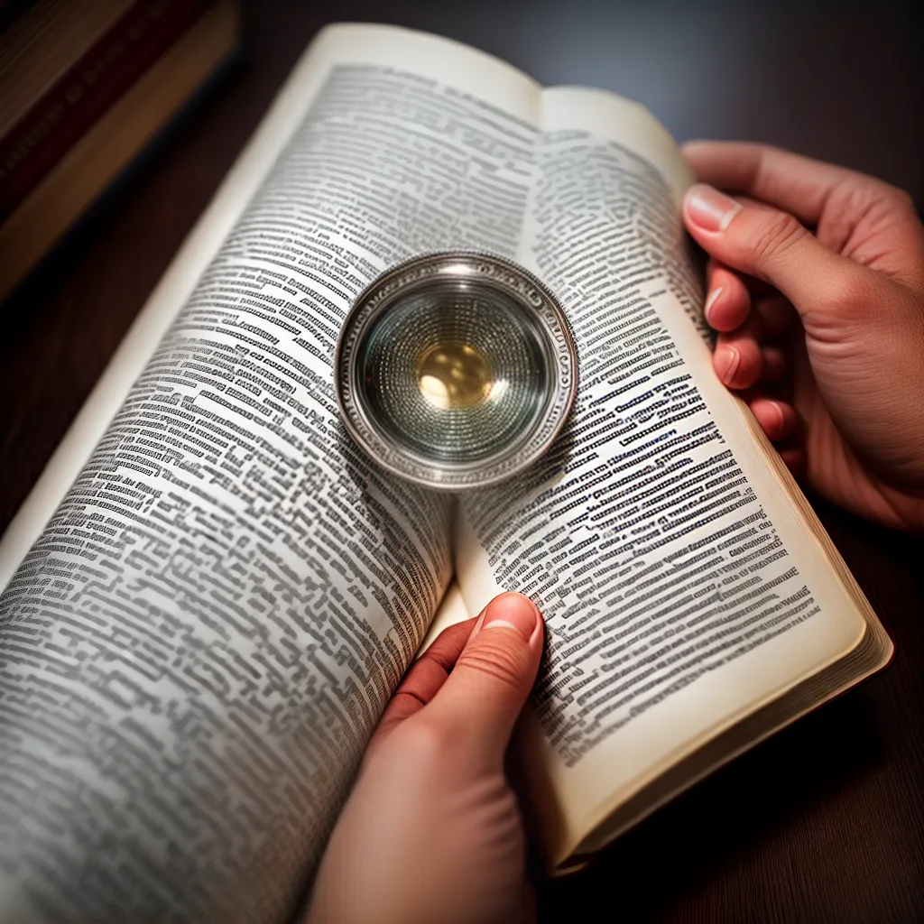 Fotos biblia lupa luz guia