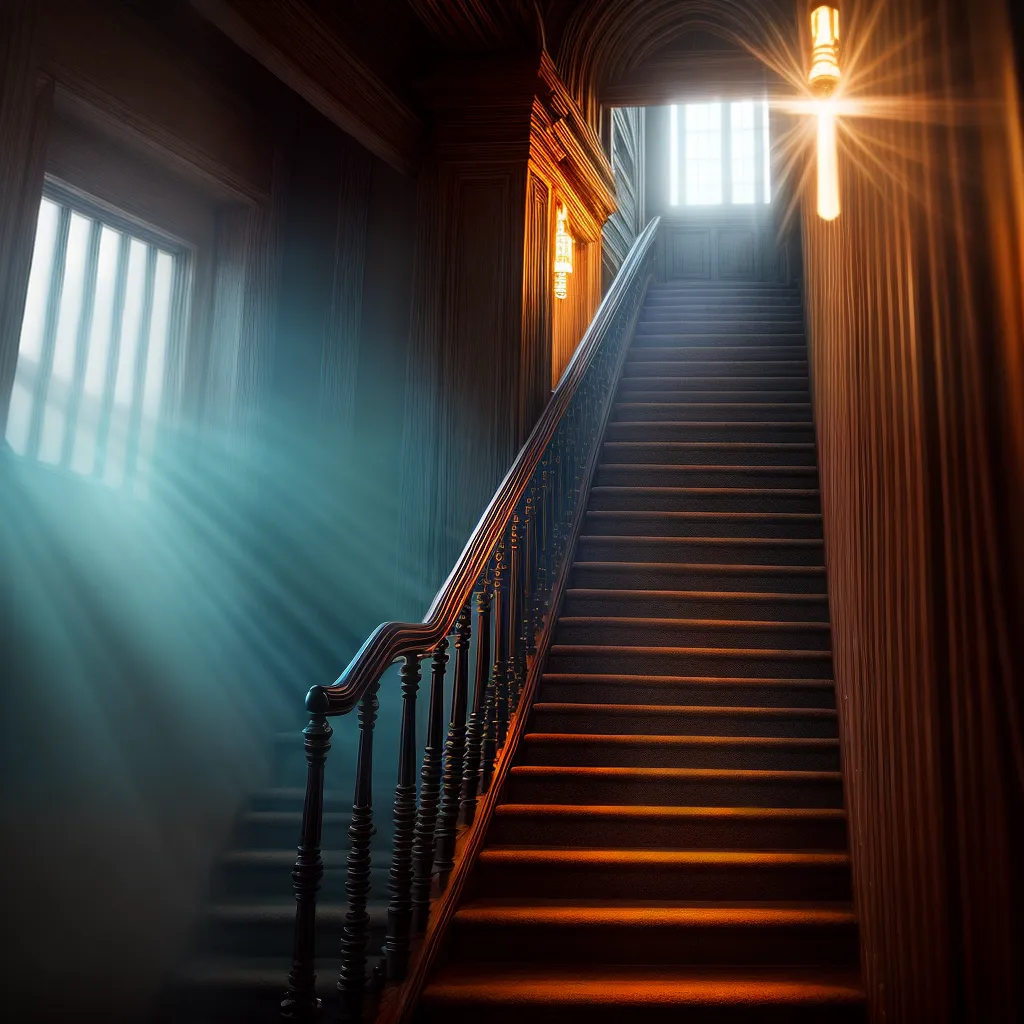 A ascensão espiritual: como alcançar novos níveis de maturidade cristã 8 Fotos biblia luz escada espiritual