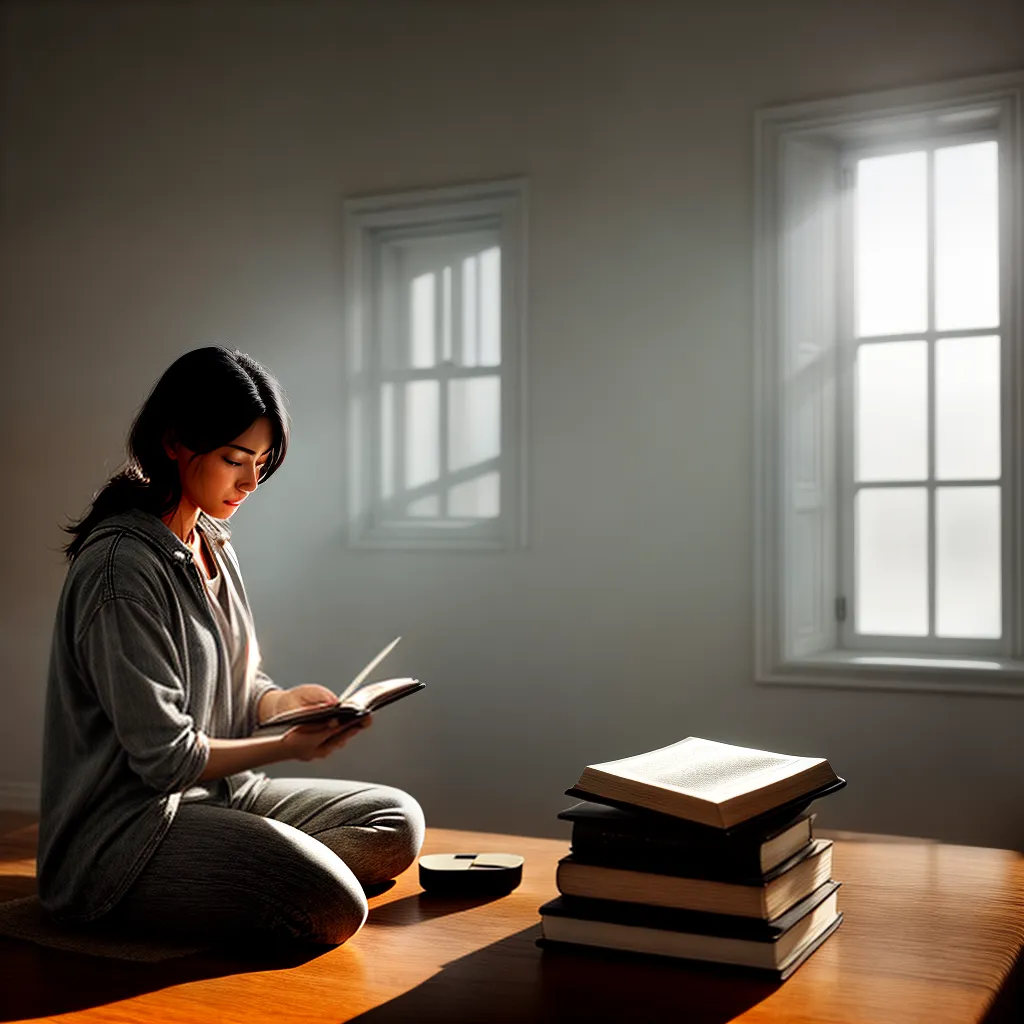 Como alcançar o Reavivamento Espiritual através da Ruminavão da Palavra 6 Fotos biblia luz meditacao silencio