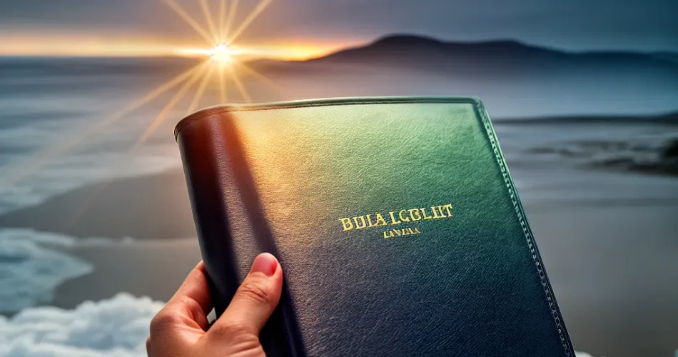 Fotos biblia maos luz guia