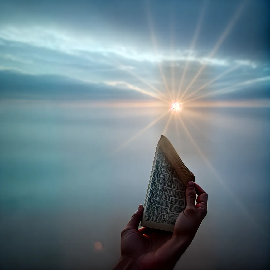 Fotos biblia raios luz inspiracao