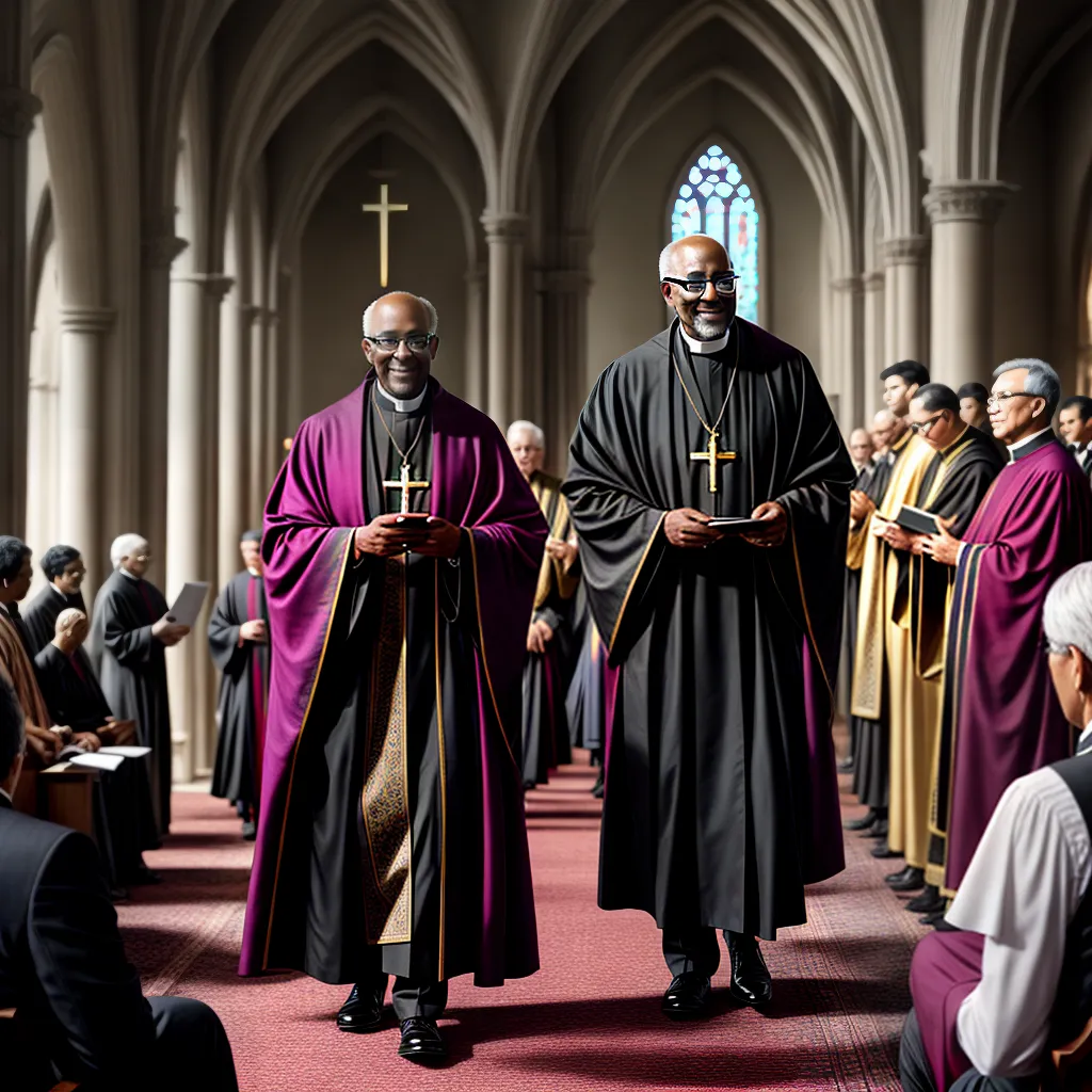Fotos bispo lideranca espiritual sorriso congregacao