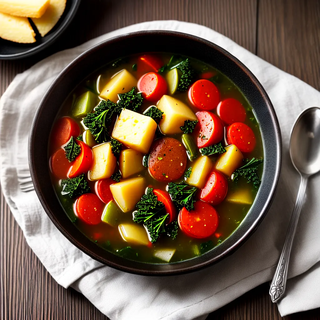 Caldo verde: história e receita clássica da culinária portuguesa. 9 Fotos caldo verde sopa portuguesa palito