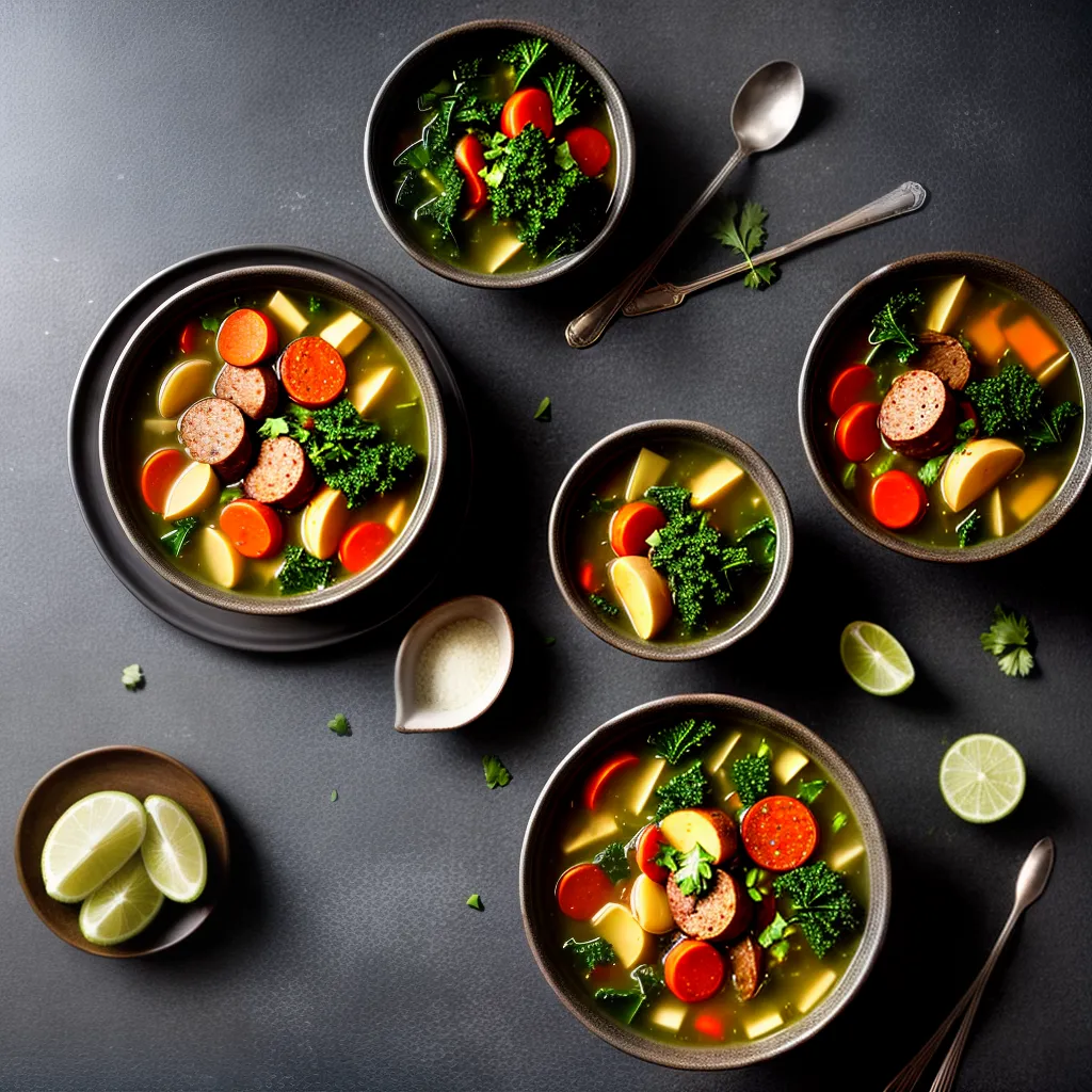Caldo verde: história e receita clássica da culinária portuguesa. 7 Fotos caldo verde sopa portuguesa rustico