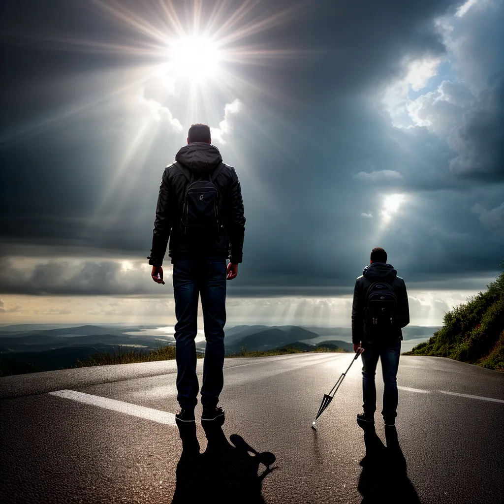 Fotos caminho decisao oracao raio luz