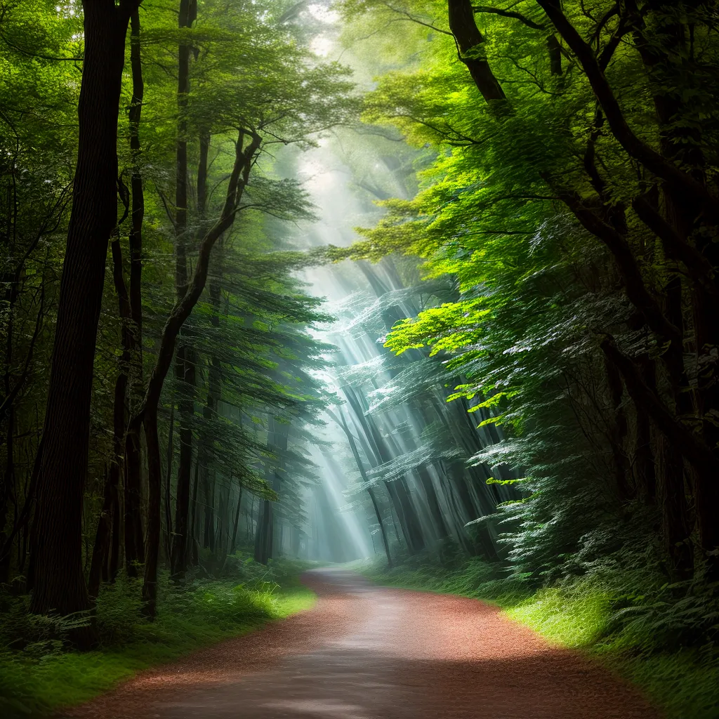 Caminho da Sabedoria: Como o Discernimento Pode Trazer Energia e Iluminação em sua Jornada Espiritual. 9 Fotos caminho floresta luz espiritualidade