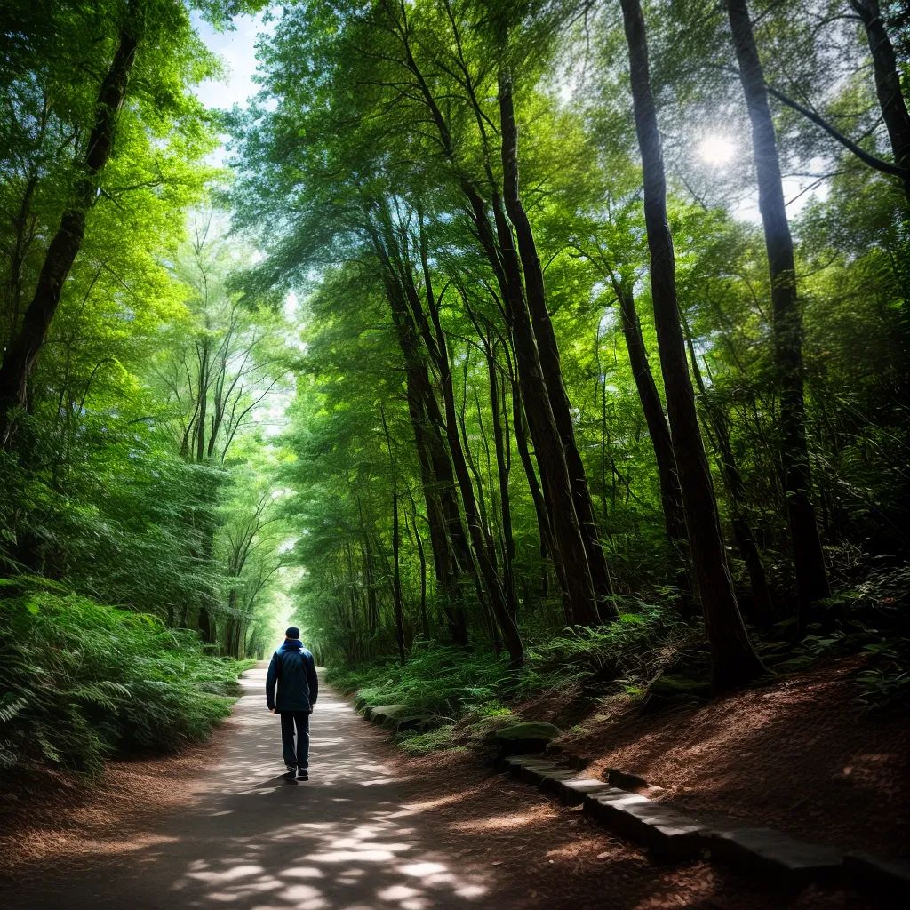 Peregrinação: uma jornada de fé em busca de conexão divina 9 Fotos caminho oracao peregrinacao natureza
