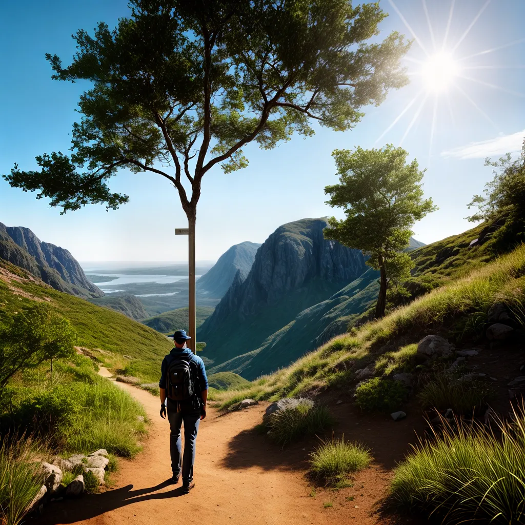 Como entender a Teologia da Salvação e a Santificação. 9 Fotos caminho salvacao santificacao paisagem