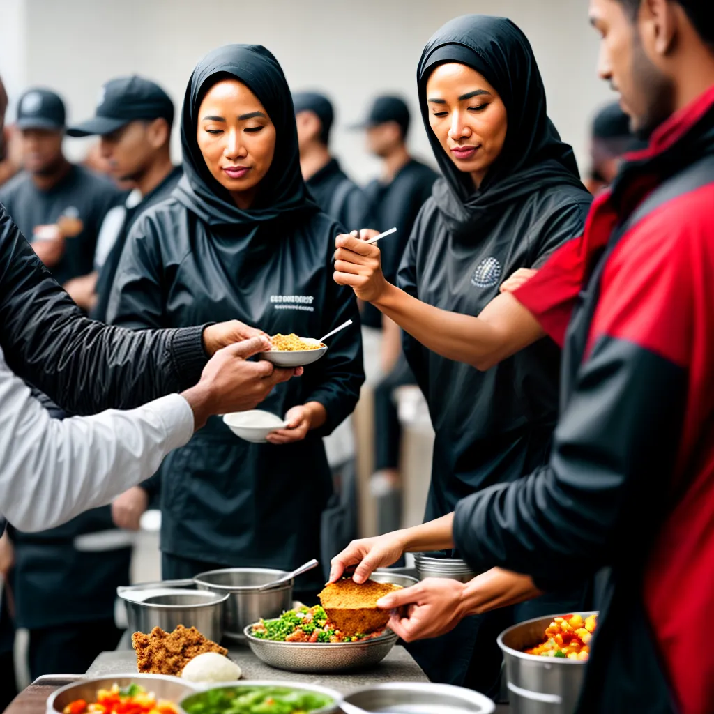 Fotos caridade grupo ajuda alimentacao roupas