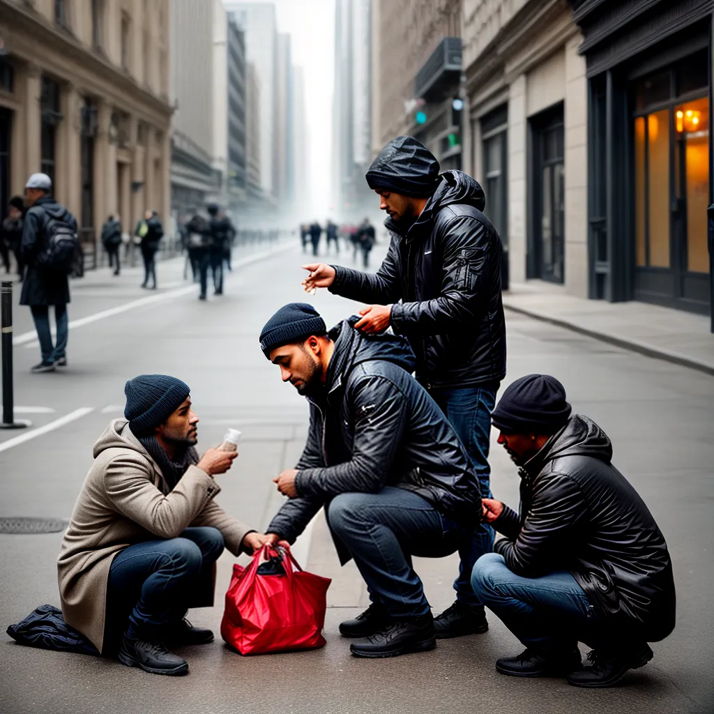 A importância da caridade na vida dos fiéis. 9 Fotos caridade rua mendigo roupa comida