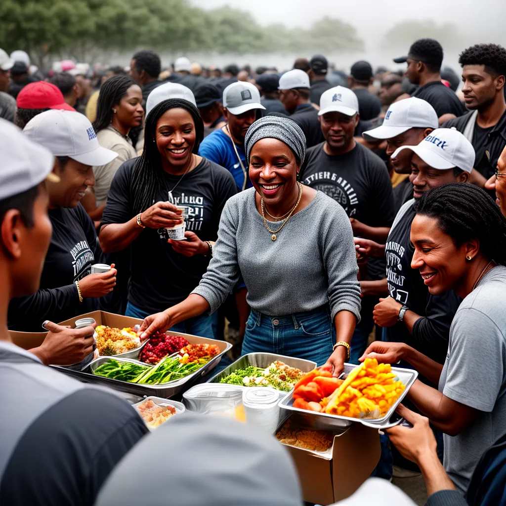 A importância da caridade na vida dos fiéis. 6 Fotos caridade sorrisos comida roupas