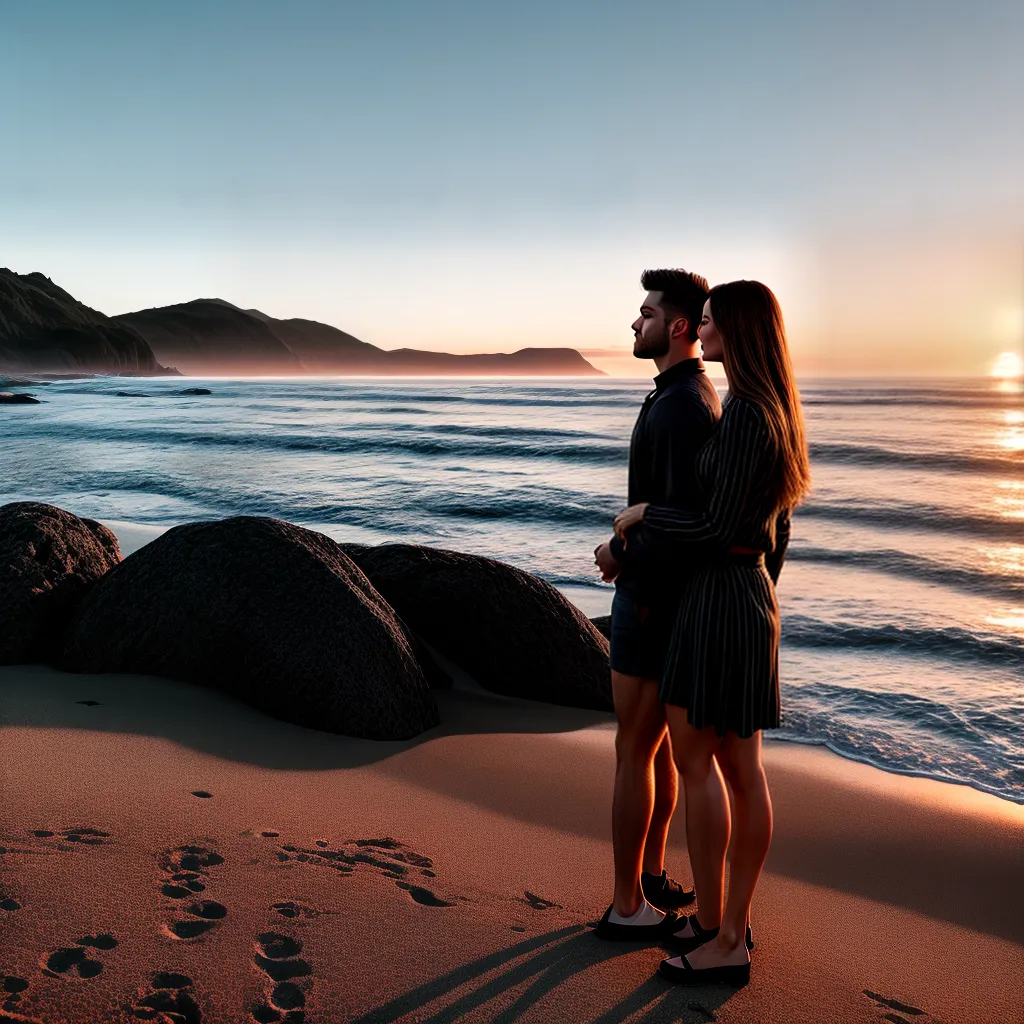 Fotos casal maos aliancas por do sol