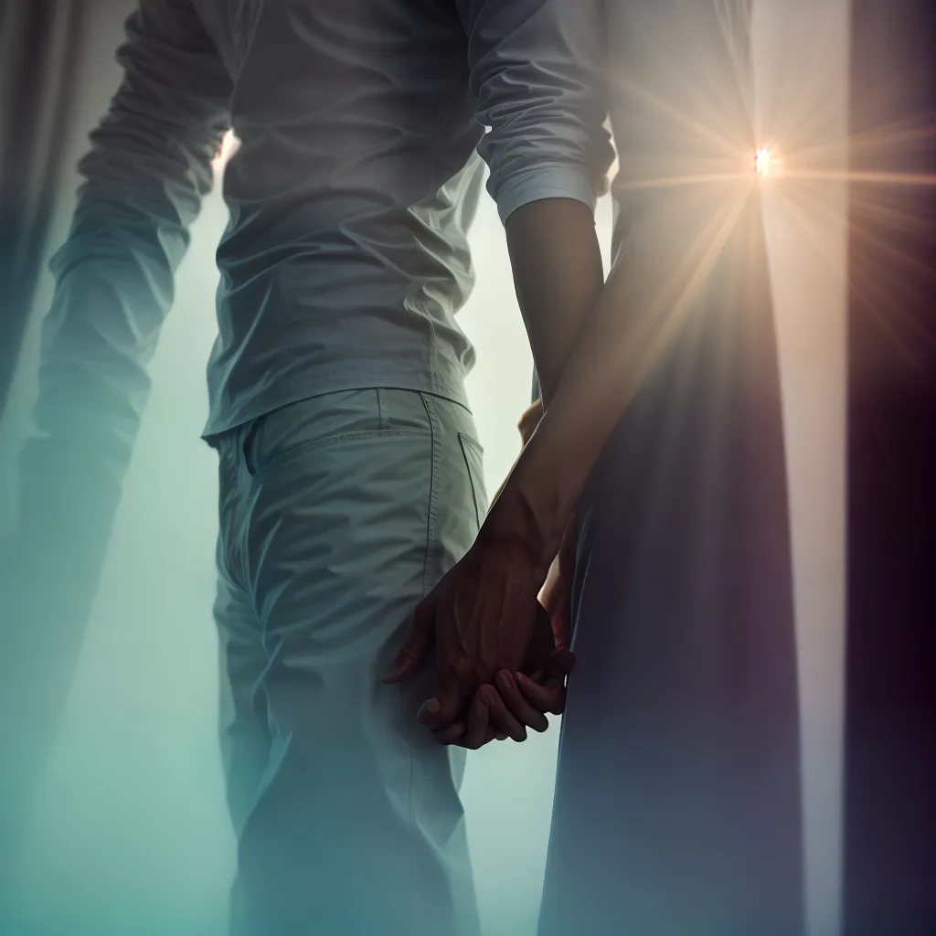 Fotos casal orando juntos compromisso