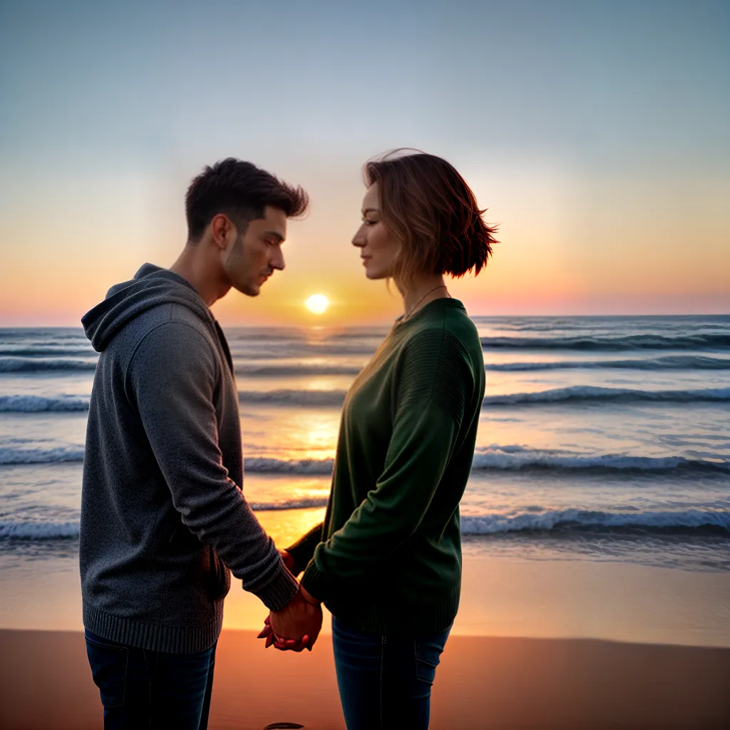 A credibilidade da união matrimonial: como fortalecer a confiança no casamento 8 Fotos casal por do sol praia amor