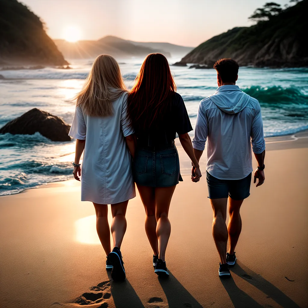 Fotos casal praia por do sol amor 1