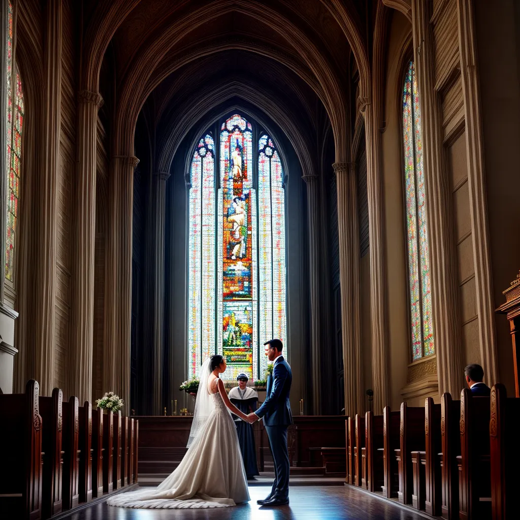 Fotos casamento cristao compromisso altar