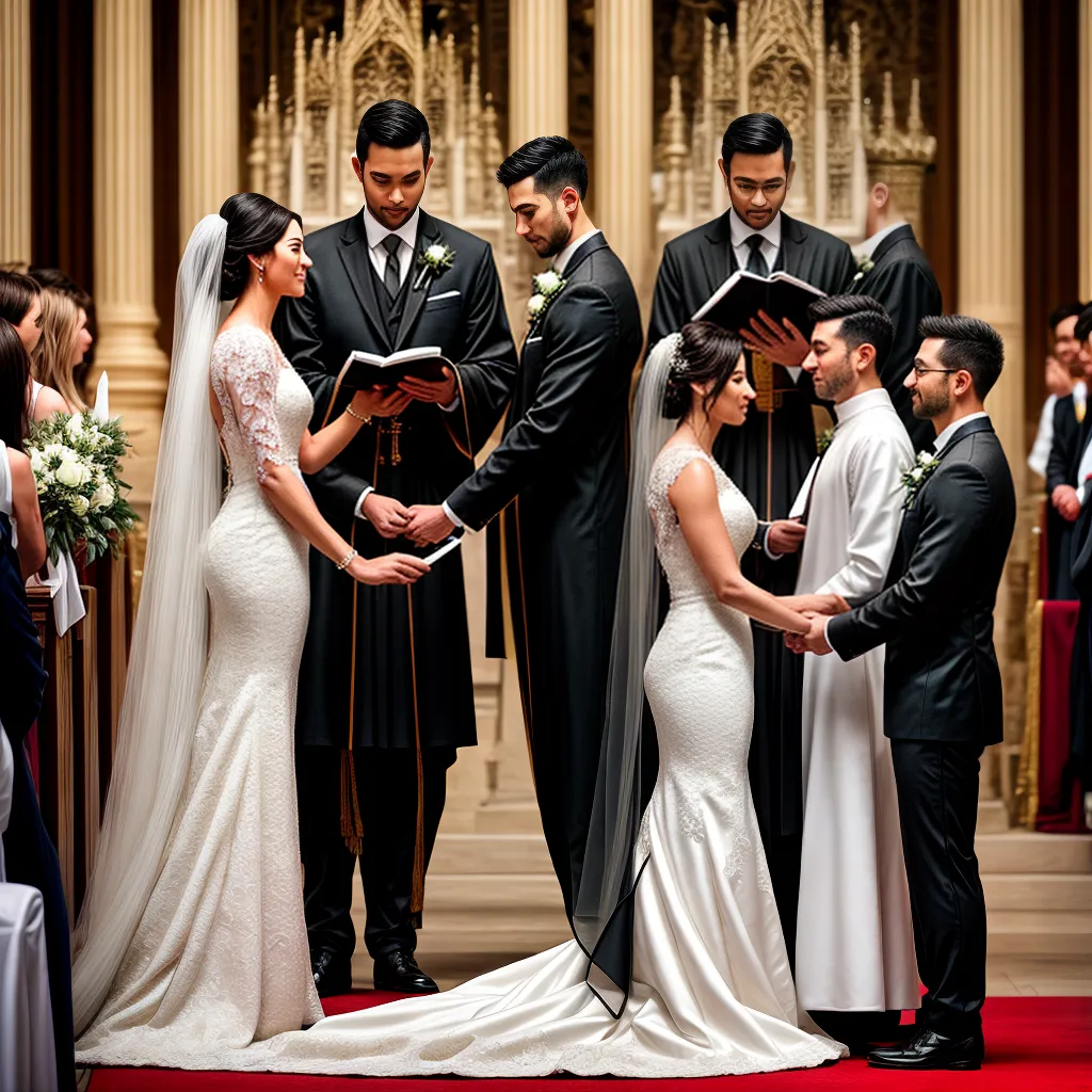 Costumes e Cerimônia: a importância dos rituais no casamento cristão 8 Fotos casamento noiva noivo cerimonia padre amor