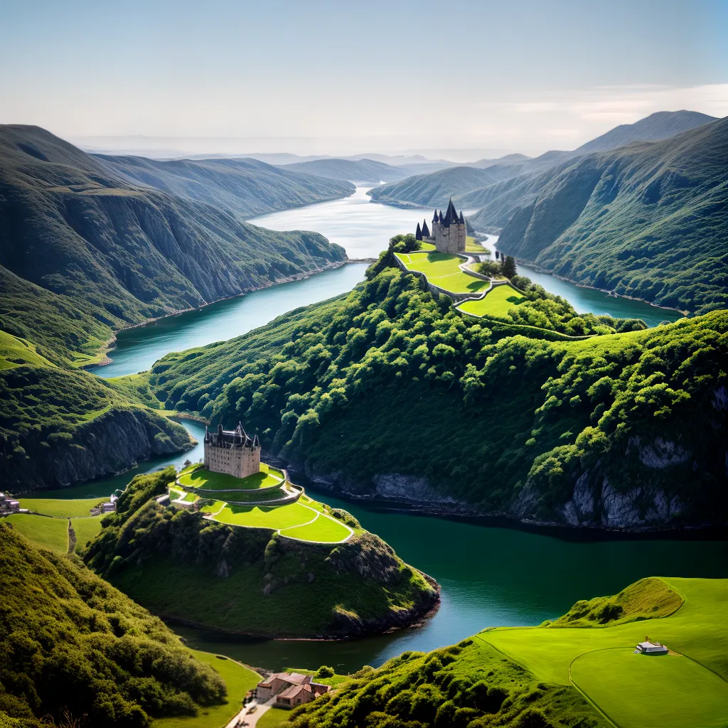 Memória cultural: conheça o patrimônio histórico-cultural da região 6 Fotos castelo colina verde ceu nuvens