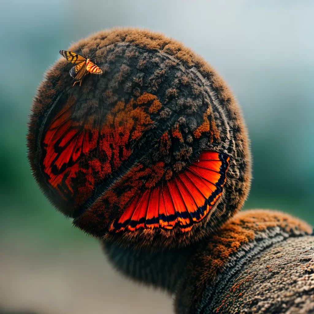 Fotos caterpillar transformacao borboleta crescimento