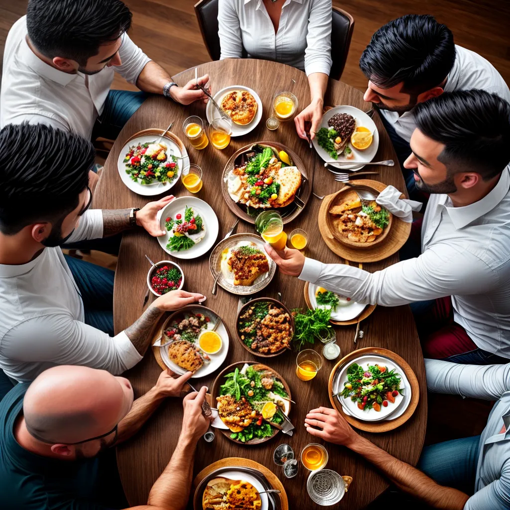 Fotos ceia biblia amigos comida bebida