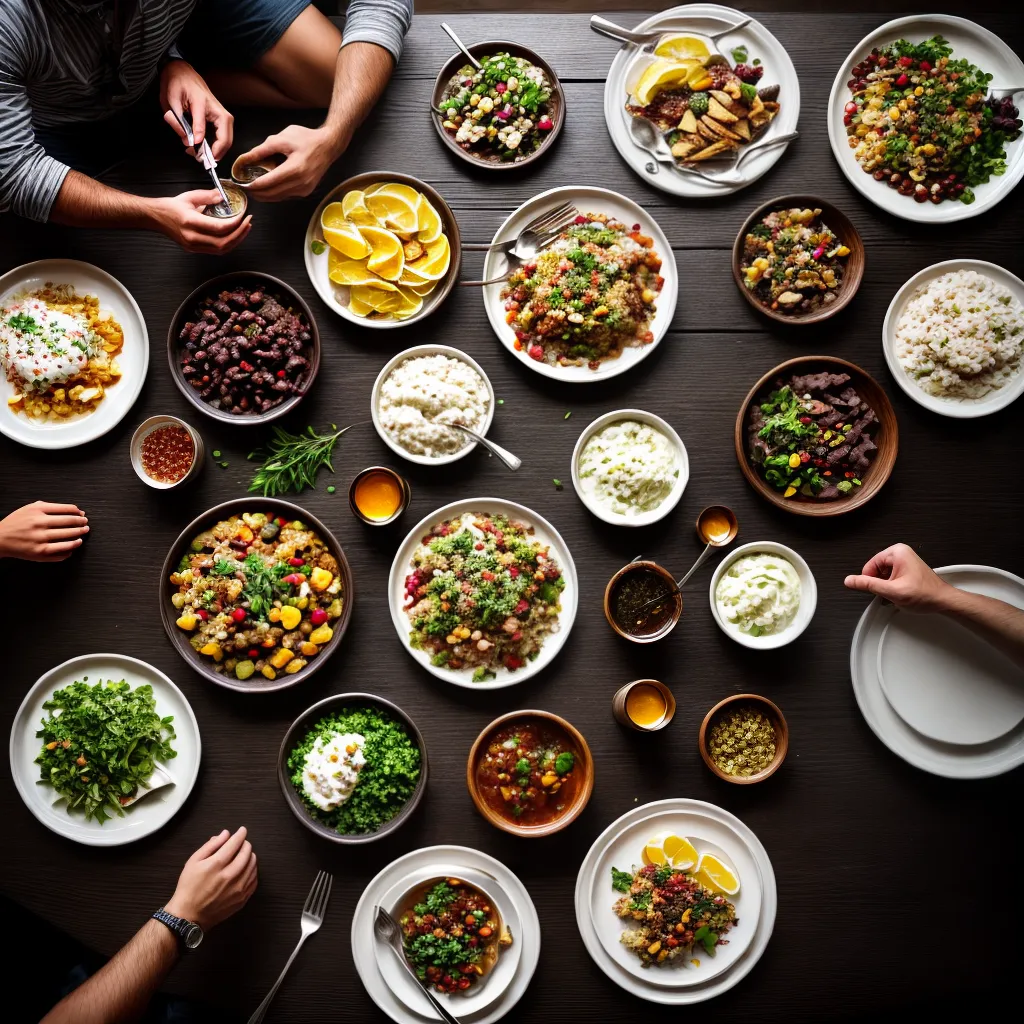 Fotos ceia comunidade agradecimento local