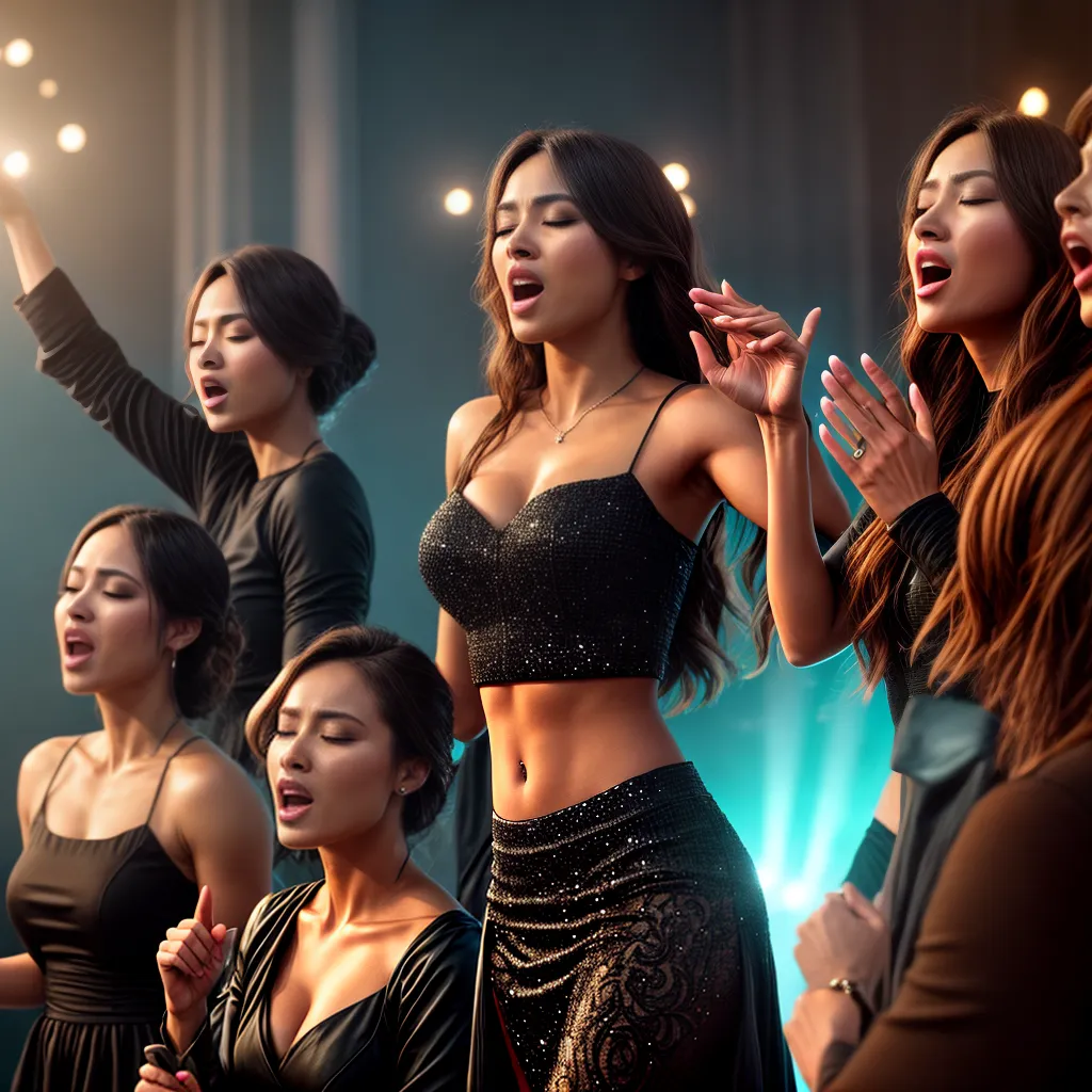 Fotos circulo cantoria harmonia unidade